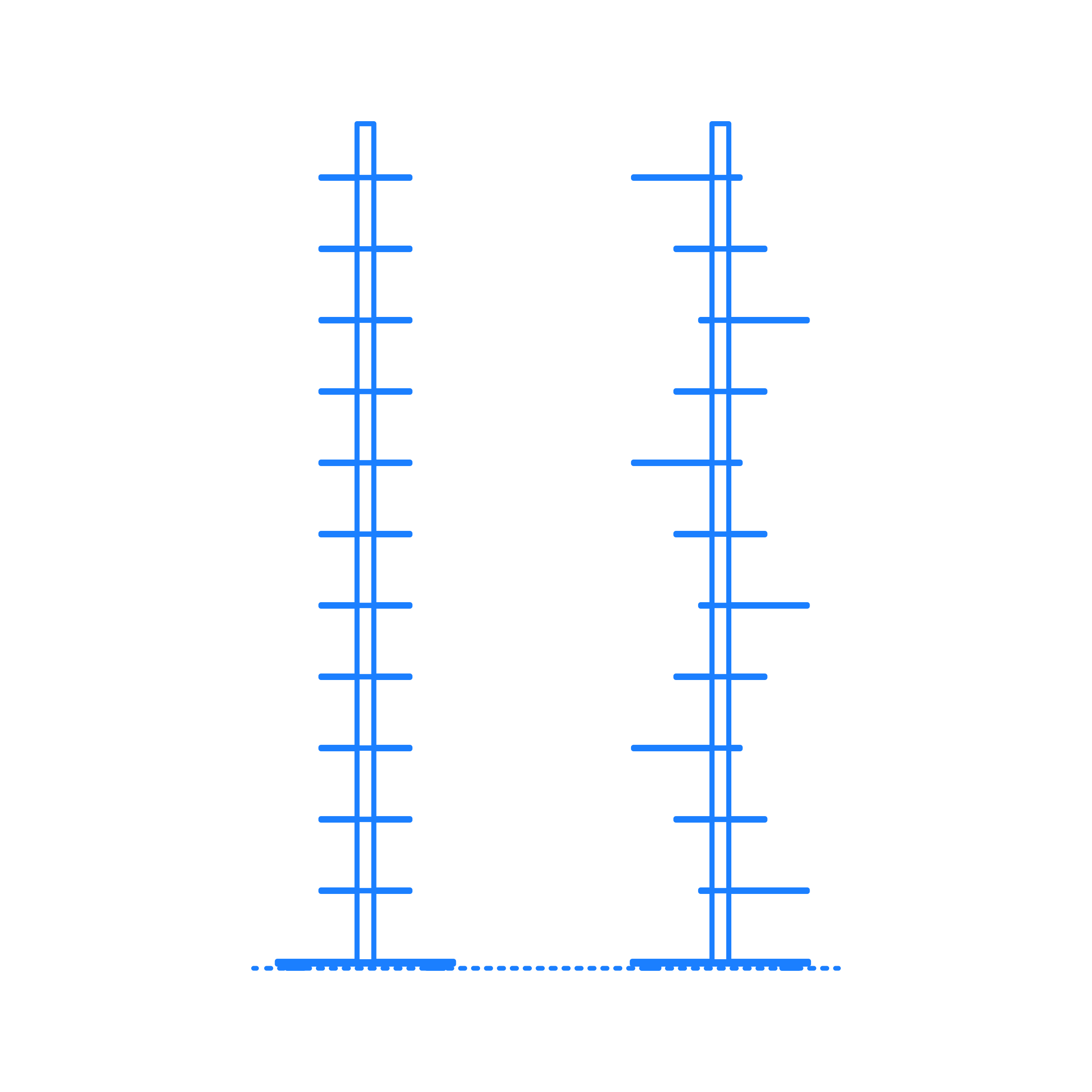 Furniture Bookcases Story Bookcase Tall Outline Svg File Free Vectors